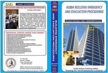 American Training Videos Custodial Series 1004 Building Emergency and Evacuation Procedures
